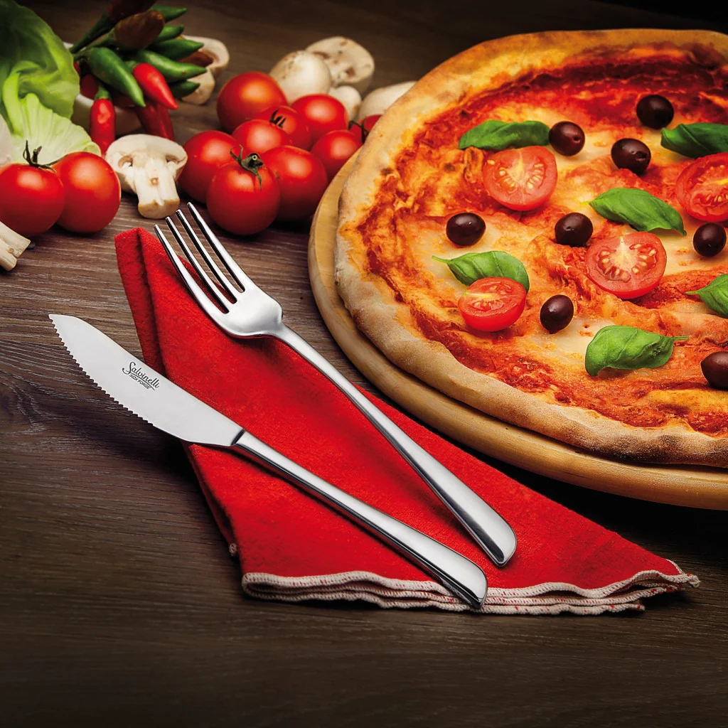 Forchetta Tavola PerPizza 20,5 cm Acciaio Inox Salvinelli
