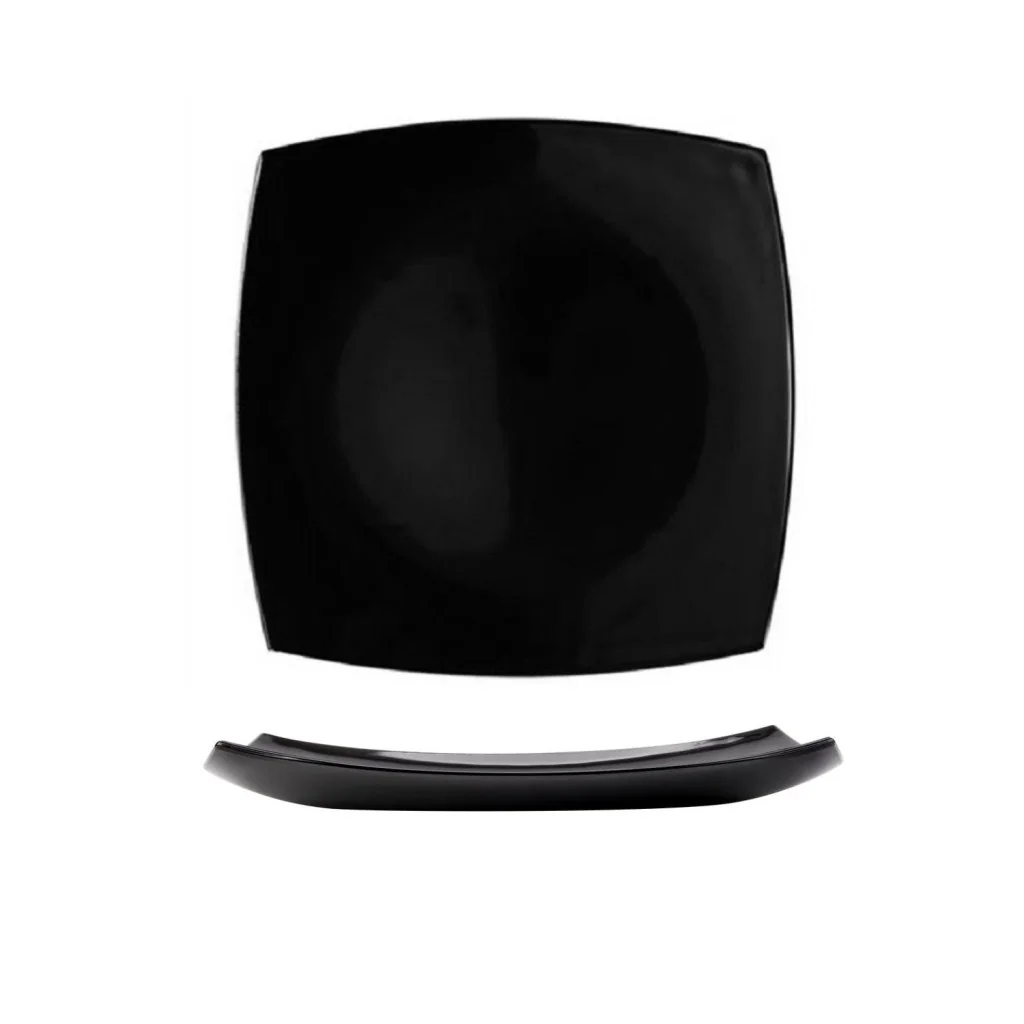 Piatto Dessert Delice Noir 19 cm in Vetro Arcoroc
