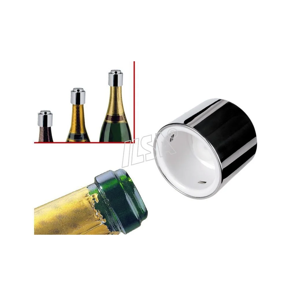 Tappi per Bottiglie Vino e Champagne a Pressione da 2 pz Ilsa