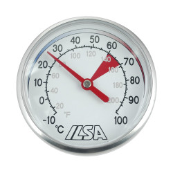 Termometro Latte Con Sonda Acciaio 13 cm -10° + 100°C Ilsa