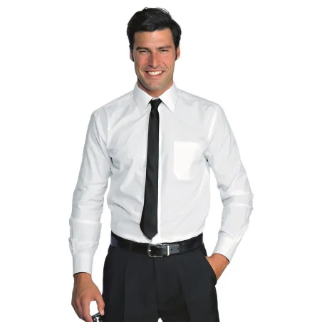 Cravatta Slim Nera Isacco