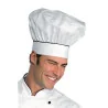 Cappello Cuoco Bianco Riga Nera Isacco