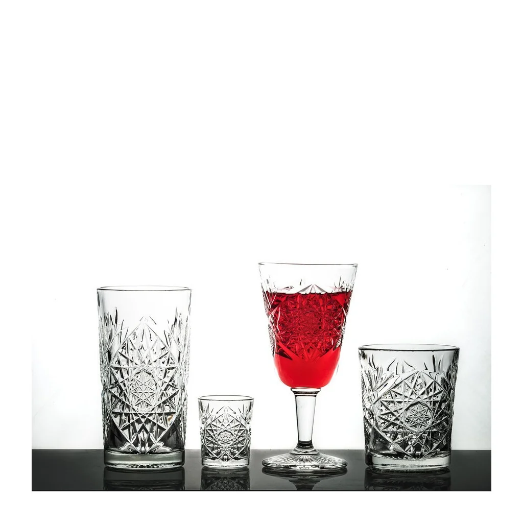 Set 12 Bicchieri bibite Long drinks Libbey Hobstar Cooler 47,3cl vetro
