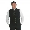 Gilet unisex salisburgo Nero Isacco