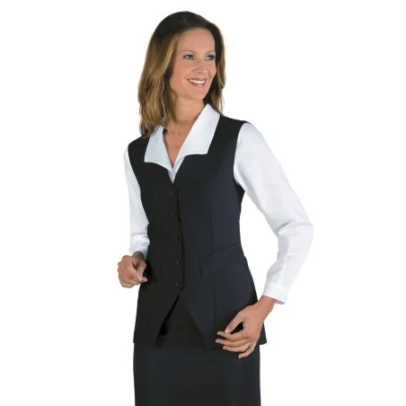 Gilet donna nero Isacco