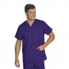 Casacca Collo A V Blu Isacco