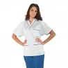 Casacca Collo A V Bianco e Blu Isacco