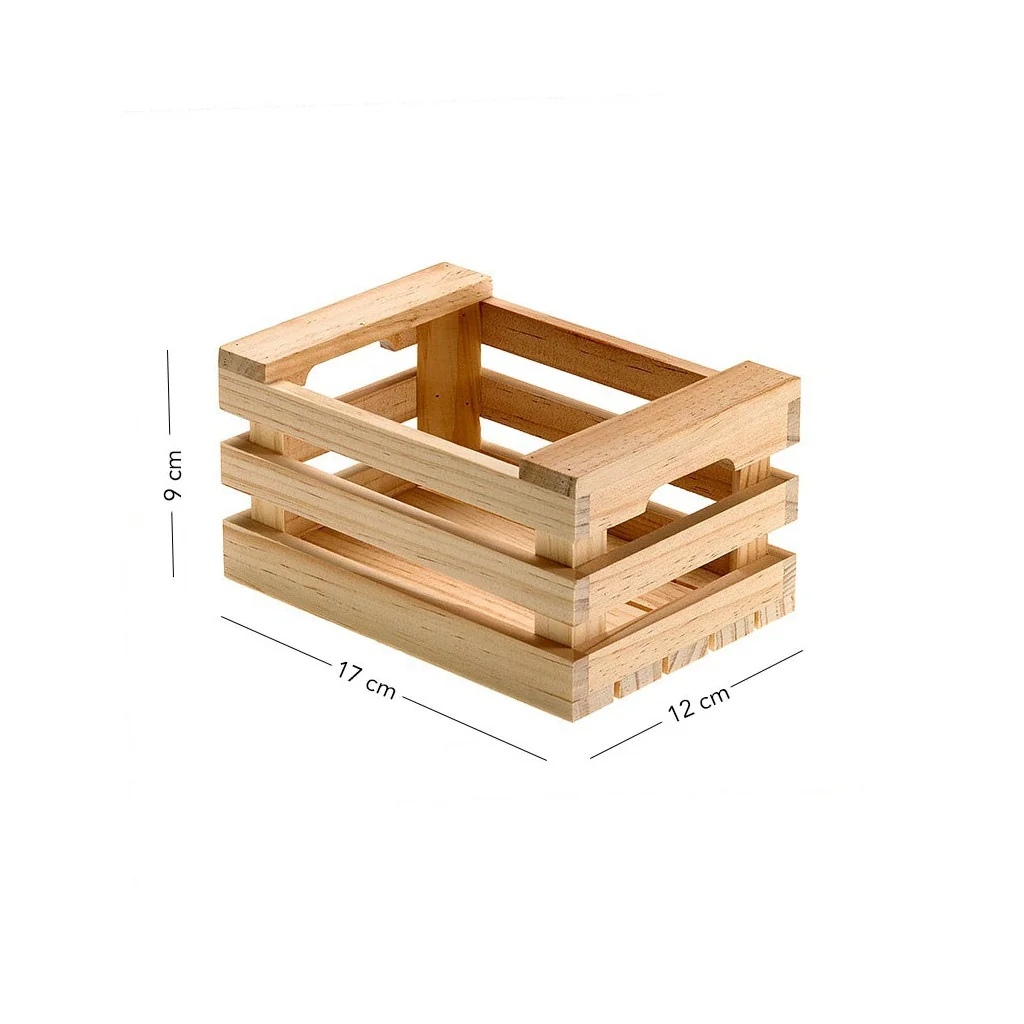 Cassetta Frutta Legno base 17x12 cm