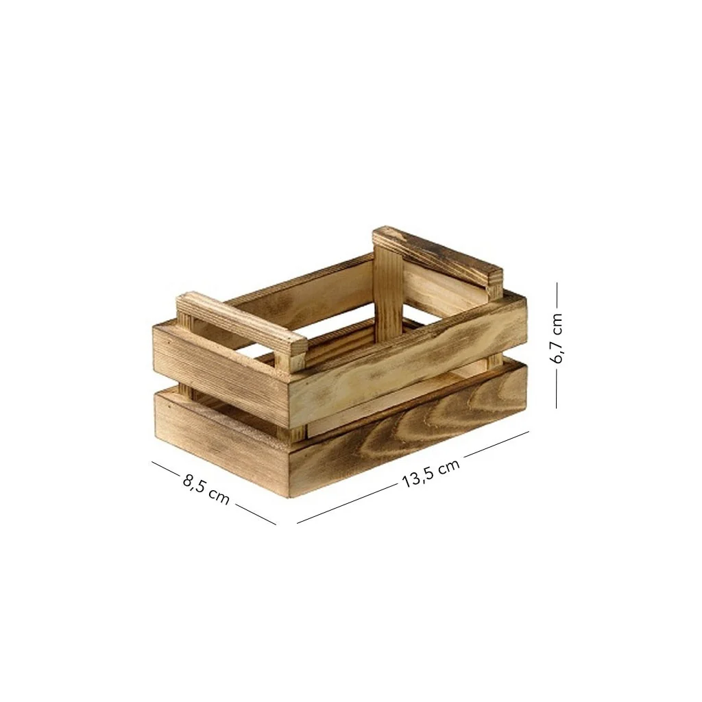 Cassetta Mini Legno base 13,5x8,5 cm