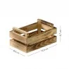 Cassetta Mini Legno base 13,5x8,5 cm