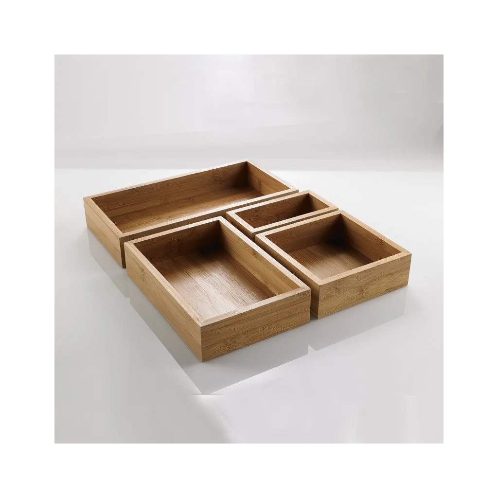 Contenitore Bamboo Asia Rettangolare 15,3x22,9 cm