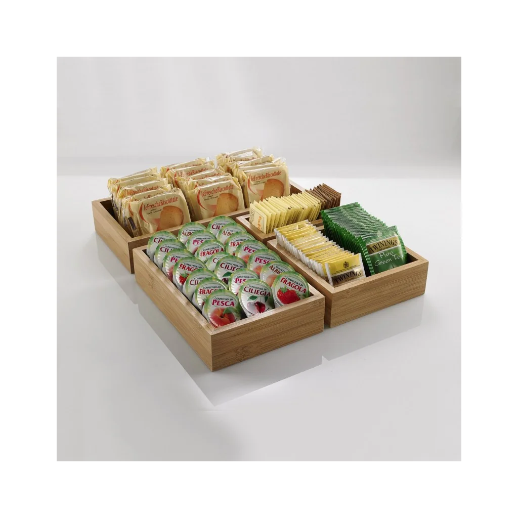 Contenitore Bamboo Asia Rettangolare 15,3x22,9 cm