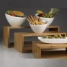 Set Rettangolare 3 Alzate Espositore Buffet Bamboo