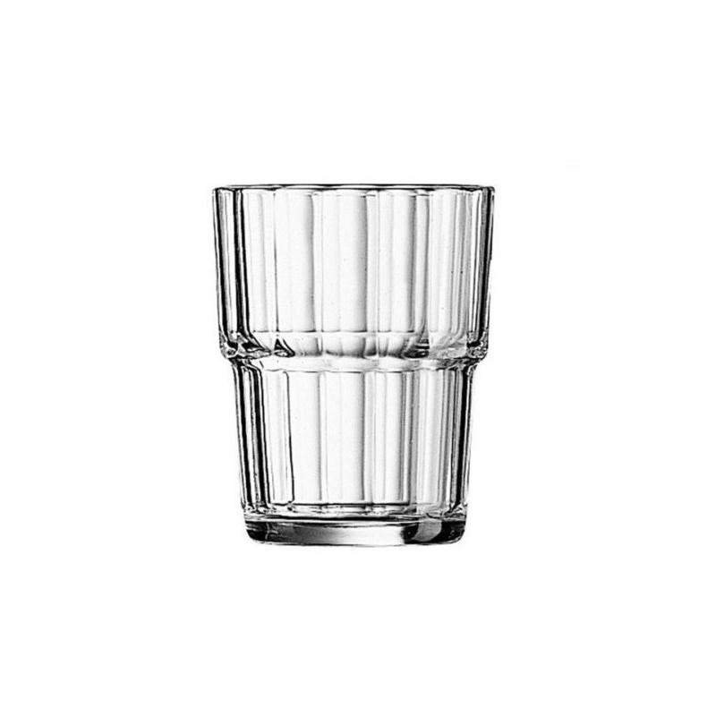 Set 6 pz Bicchieri Acqua Bevande Norvege 16 cl Impilabili Arcoroc
