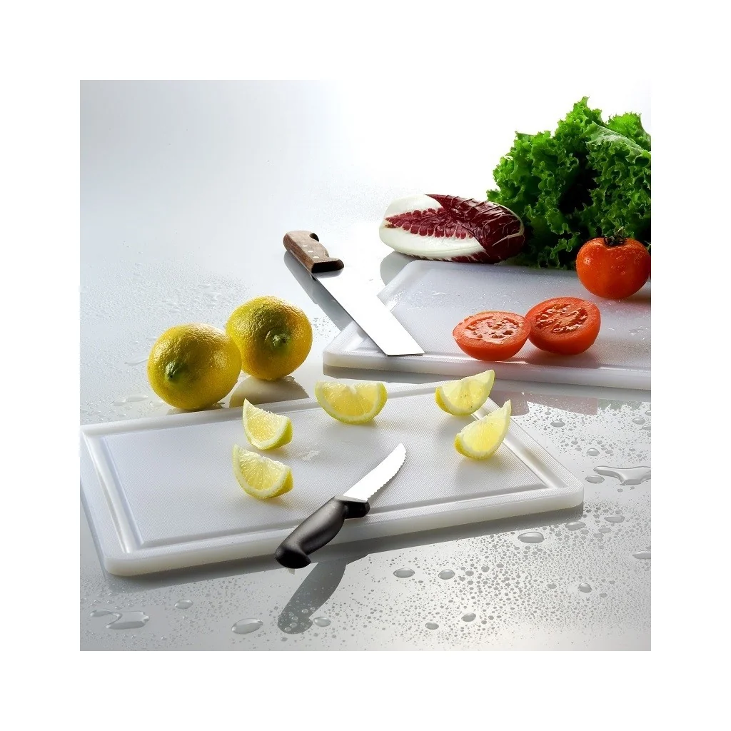 Tagliere Bianco in Polietilene 29x44x1 cm Leone