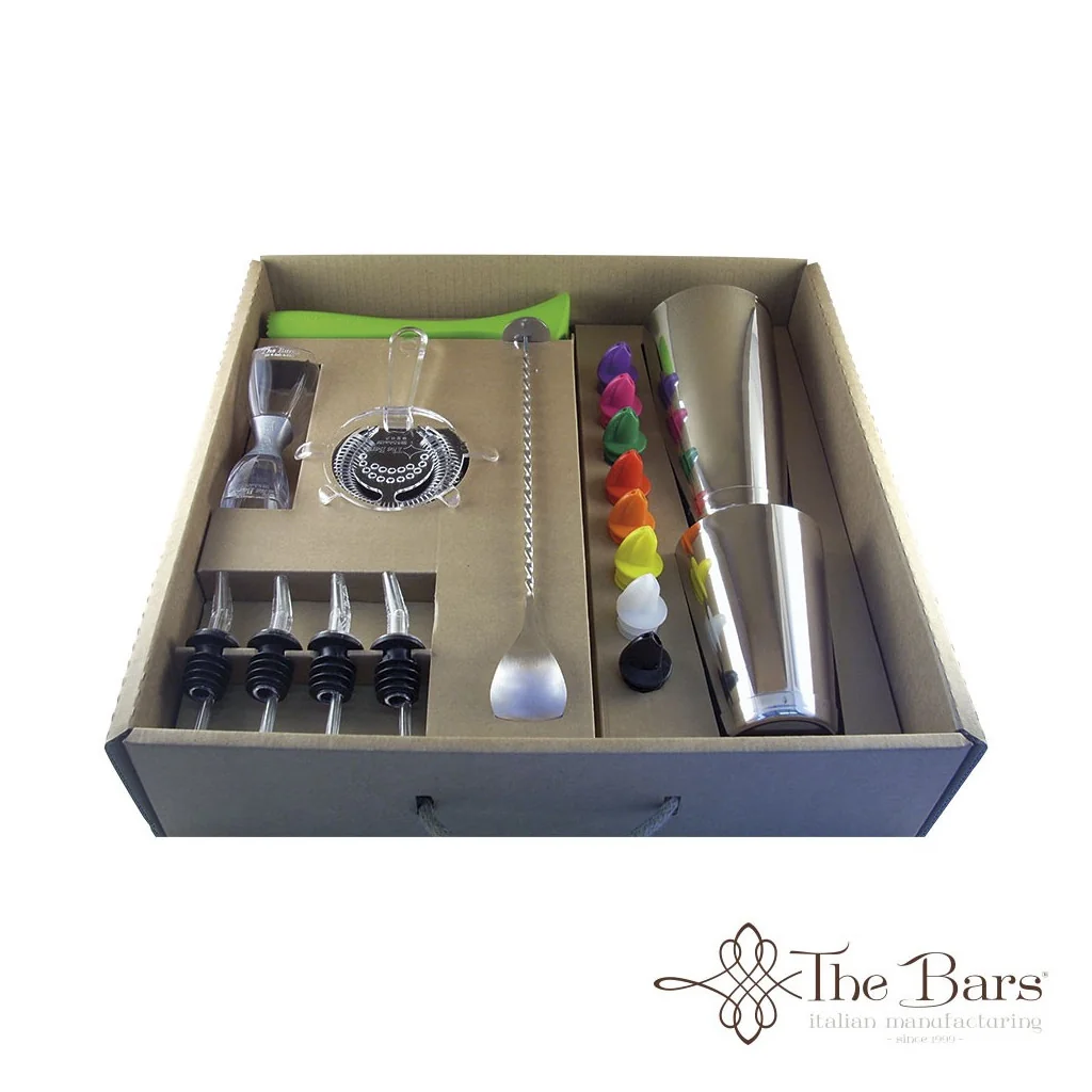 Valigetta Accessori Barman Base in Cartone per Trasferta The Bars