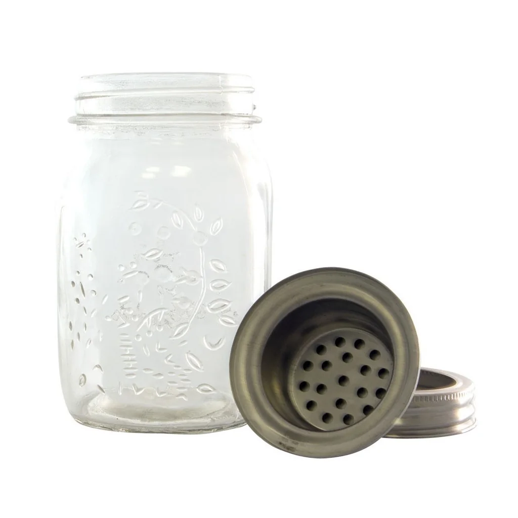 Shaker Jar da 20 oz in Vetro e Acciaio British Style Bar in Progress