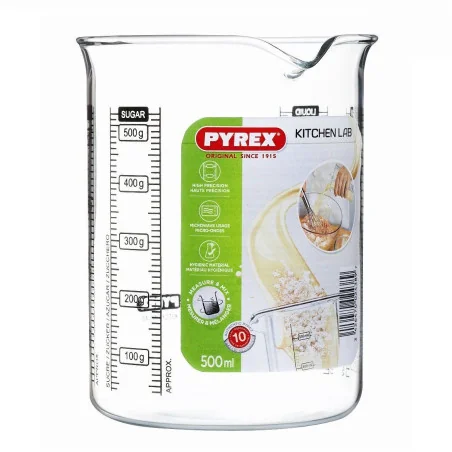 Caraffa Misura Graduata in Vetro da 0,5 lt Pyrex