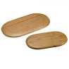 Tagliere Piatto Ovale in Bamboo Naturale 17x30 cm Leone