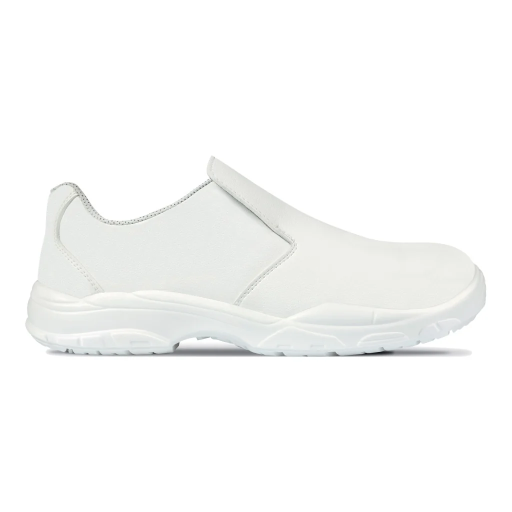 Scarpa cuoco Lily Bianca S1 senza lacci e con puntale Exena