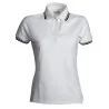 Polo Donna Antigua Bianca Cotone Piquet Manica Corta Payper