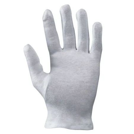Guanti Cameriere Bianchi in Cotone Neri