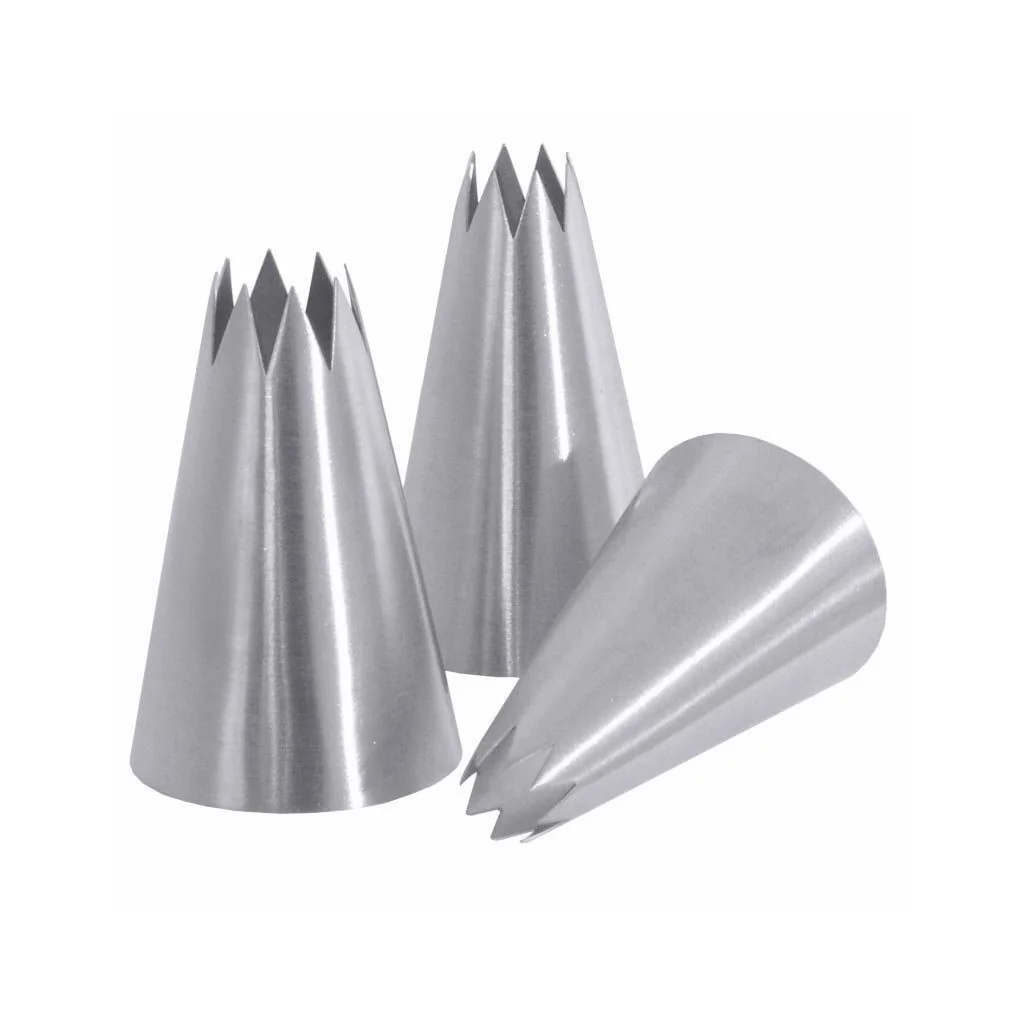 Bocchetta per Sac a Poche Foro a Stella Acciaio Inox Thermohauser