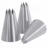 Bocchetta per Sac a Poche Foro a Stella Acciaio Inox Thermohauser