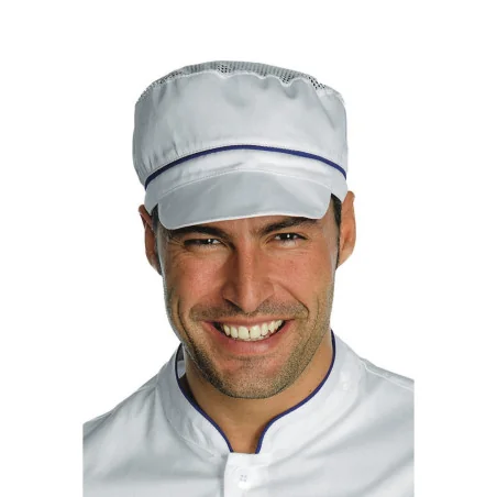 Cappello Charly Bianco e Blu Isacco
