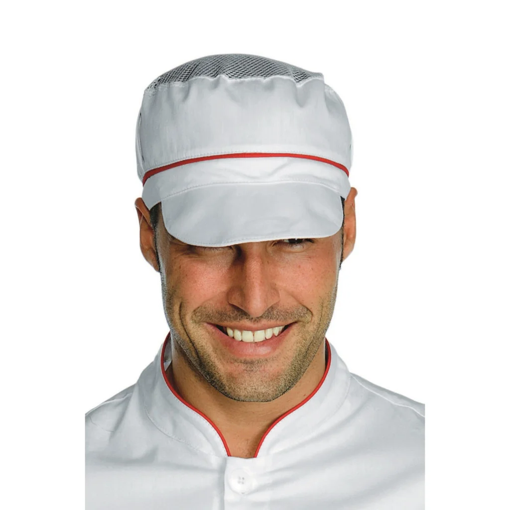 Cappello Charly Bianco e Rosso Isacco