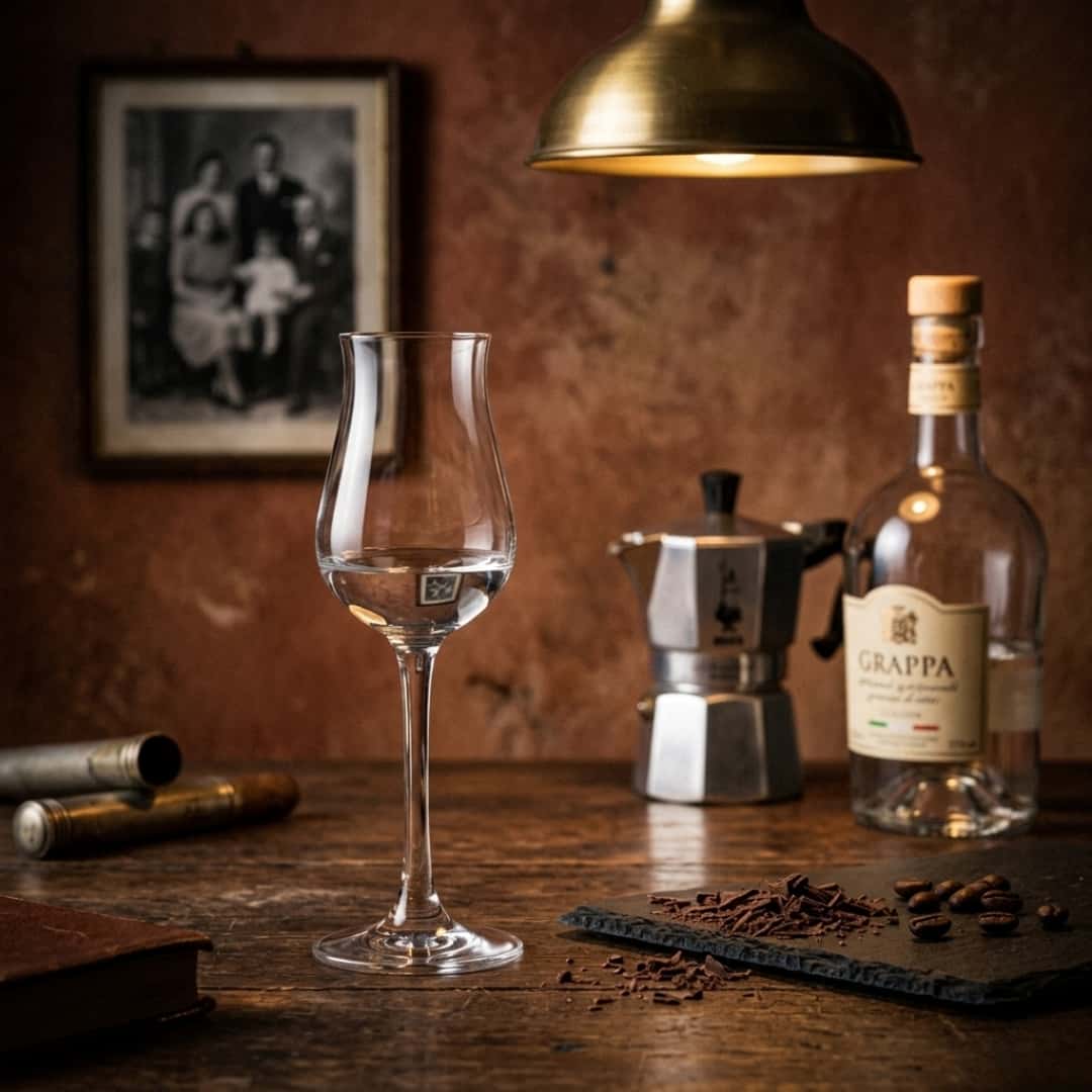 Bicchieri per i distillati nel servizio HoReCa — tumbler, tulipano degustazione, snifter, cicchetto