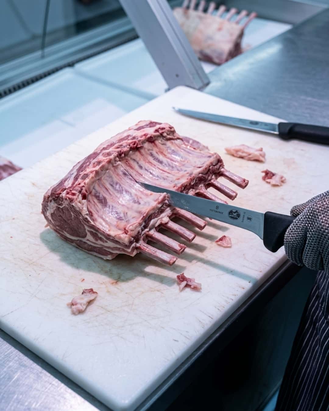 Coltello da disosso boucher per macelleria Ambrogio Sanelli con manico HACCP